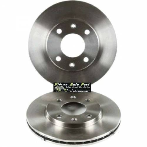 2 Disques de freins Avant groupe N Traités 247x20mm CITROEN Saxo 1l4 16v