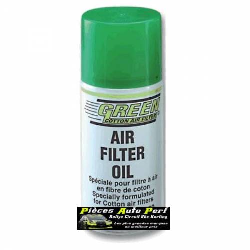 SPRAY HUILE SPECIALE GREEN Pour Filtres et  Admission Directe