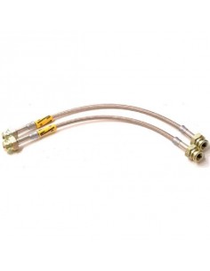 2 Flexibles de freins Intermédiaire renforcées type Aviation CITROEN Zx 2l0 16v