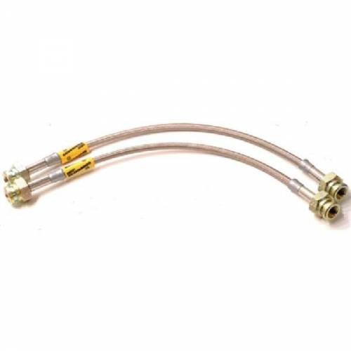 2 Flexibles de freins Intermédiaire renforcées type Aviation CITROEN Zx 2l0 16v