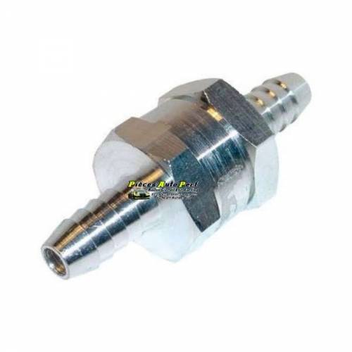 Clapet anti-retour Aluminium Entrée/Sortie Lisse 8mm