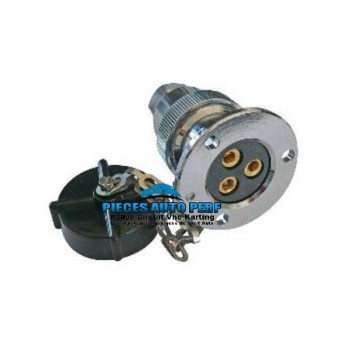 Connection électrique étanche 3 poles 12v/24v