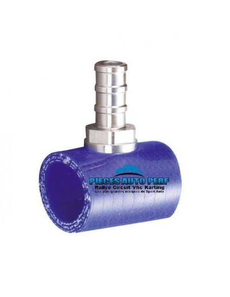 Piquage male alu diamètre 19mm pour durite