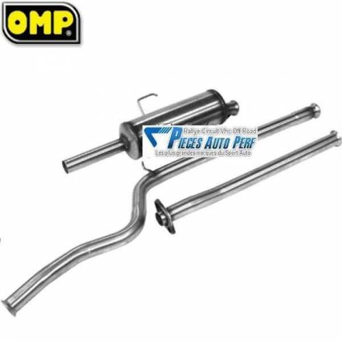 Ligne d'échappement Groupe N Inox pour CITROEN Saxo 1l6 16v VTS