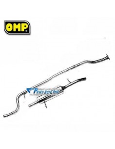 Ligne d'échappement Groupe N Inox pour CITROEN C2 1l6 16v VTS