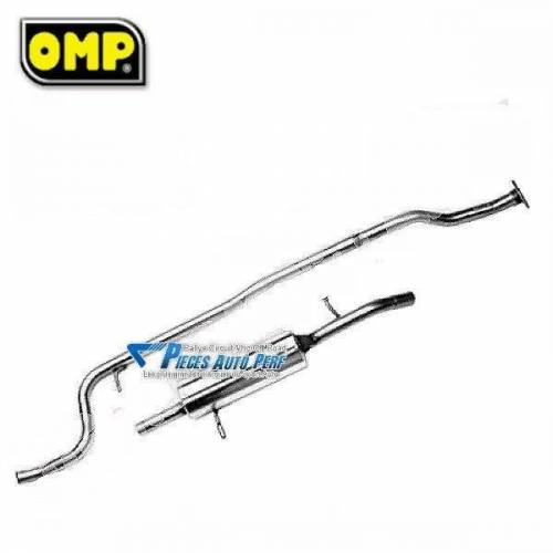 Ligne d'échappement Groupe N Inox pour CITROEN C2 1l6 16v VTS
