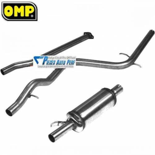 Ligne d'échappement Groupe N Inox pour FORD Escort 2l0 16v RS