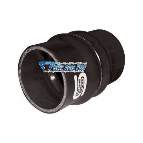 Durite Manchon Flexible silicone renforcé Noir Diamètre 51mm