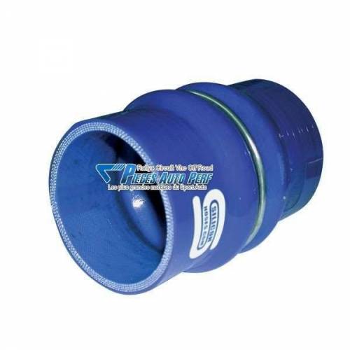 Durite Manchon Flexible silicone renforcé Bleu Diamètre 76mm