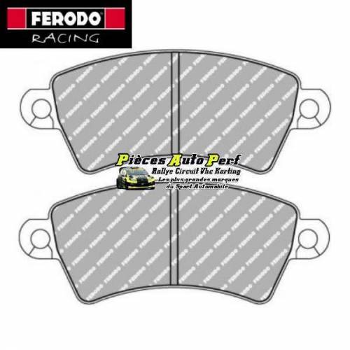 Plaquettes de freins Avant FERODO Racing pour PEUGEOT 206 2l0 16v jusqu'à 01/2002
