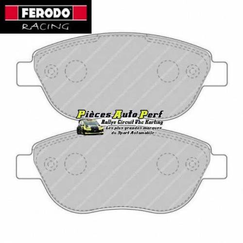 Plaquettes de freins Avant FERODO Racing pour PEUGEOT 206 2l0 RC 2007 et après
