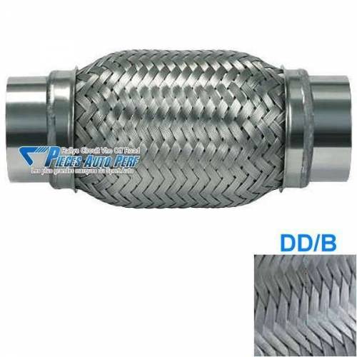 Flexible d'échappement tresse inox Type DD/B Diamètre 76mm