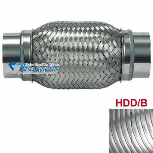 Flexible d'échappement tresse inox Type HDD/B Diamètre 76mm