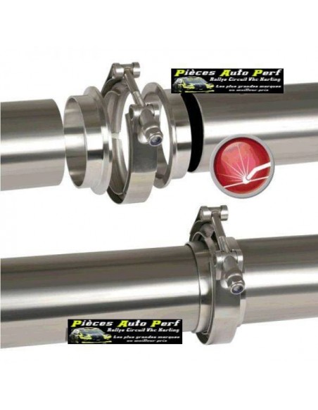 Bride de jonction Inox double T Diamètre 101.6mm