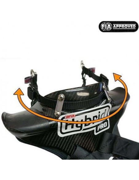 Systeme HYBRID Pro Slide Light sans Quick Release Homologué FIA Taille L