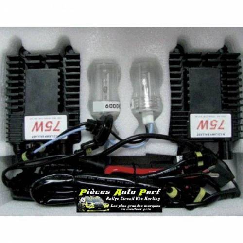 Kit de conversion Xenon H.I.D Compétition Ballasts 75w Ampoules H4 6000k