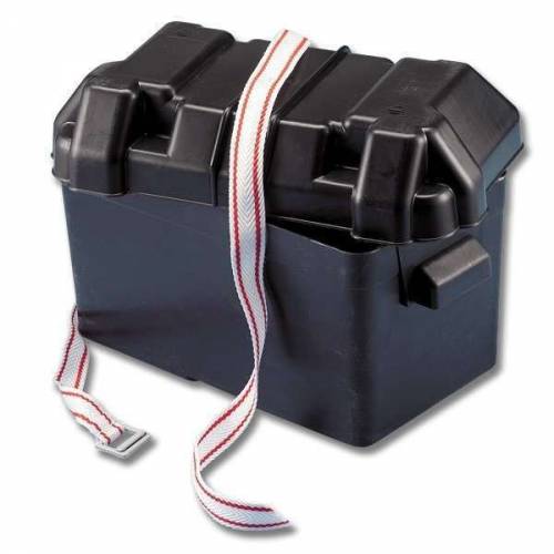 Bac à batterie étanche en polypropylène 185x355x263mm