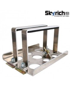 Support de batterie Alu fixations simples pour SKYRICH 30 Ah