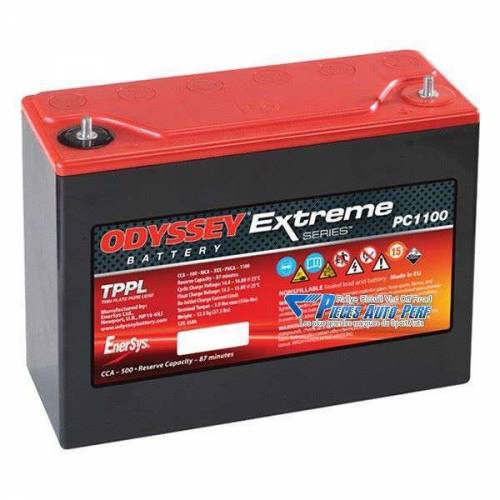 Batterie compétition ODYSSEY Extreme 40 1100/50Ah 250x97x204mm