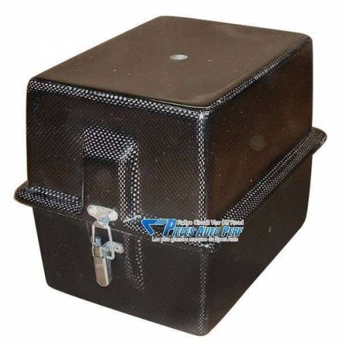Bac à batterie étanche en carbone 240x210x210mm