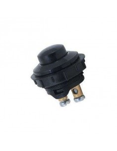 Bouton poussoir plastique noir 20Ah