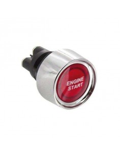 Bouton poussoir Chrome/rouge 50Ah