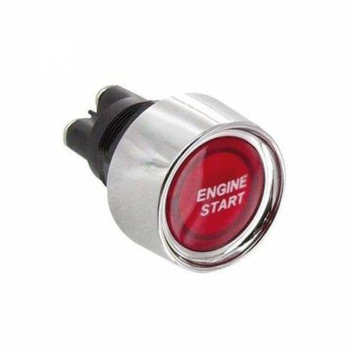 Bouton poussoir Chrome/rouge 50Ah