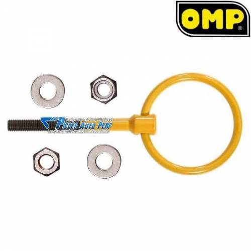 Crochet de remorquage Acier rond OMP Anneau 80mm
