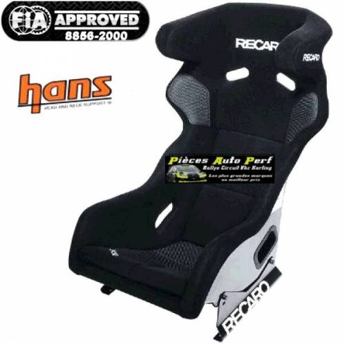 Siège baquet Carbone Kevlar FIA RECARO Pro Racer SPA HANS Noir