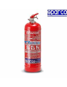 Extincteur Manuel SPARCO Alu Mécanique 2kg Poudre Homologué FIA