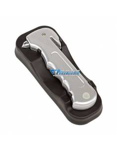 Marteau brise-vitre + Coupe sangle de harnais avec support