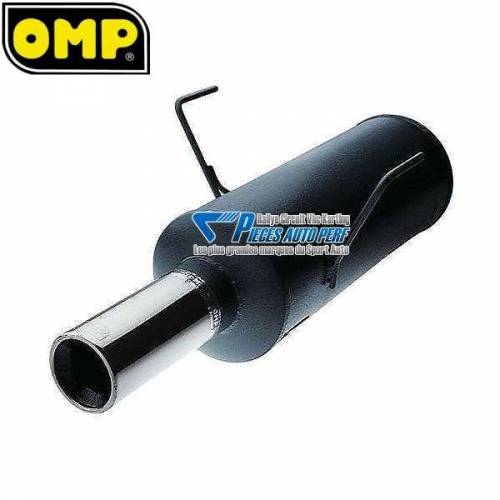 Silencieux Echappement Acier/Inox 1 sortie Ronde Diamètre 76mm Honda Civic 1l6 16v Vtec 1997 et après
