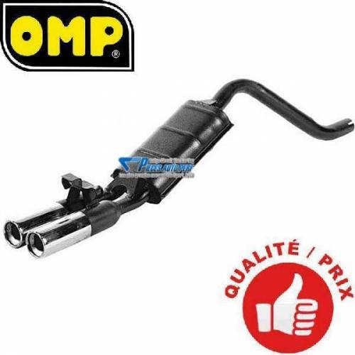 Silencieux Acier double sortie Ronde Diamètre 76mm Alfa Roméo 33 1l3