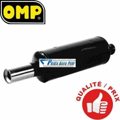 Silencieux Acier simple sortie Ronde Diamètre 76mm Fiat 500 1l4 16v