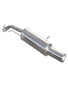 Silencieux échappement Inox 1 sortie Ronde 102mm Citroen DS3 1l6 16v Turbo 2