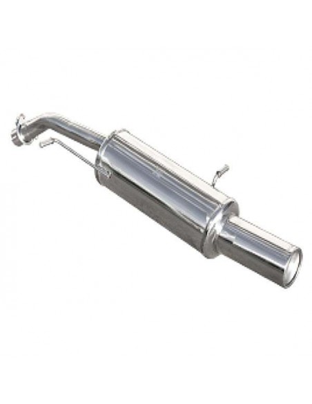 Silencieux échappement Inox 1 sortie Ronde 102mm Citroen DS3 1l6 16v Turbo