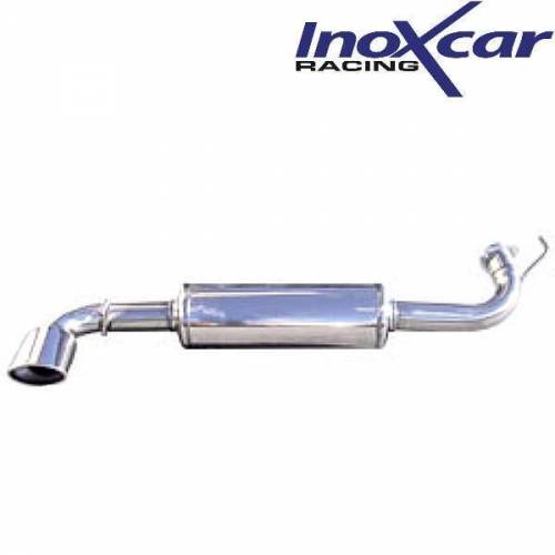 Silencieux échappement Inox 1 sortie Ronde diamètre 102mm Lancia Delta 2l0 Turbo HF Evolution