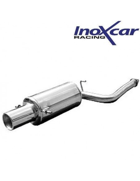 Silencieux échappement Inox 1 sortie Ronde 102mm Subaru Impreza 2l0 GT Turbo