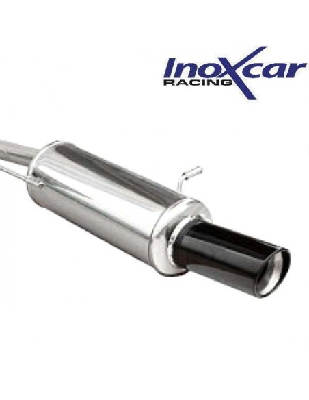 Silencieux échappement Inox 1 sortie X-Race Black 100mm Subaru Impreza 2l0 GT Turbo