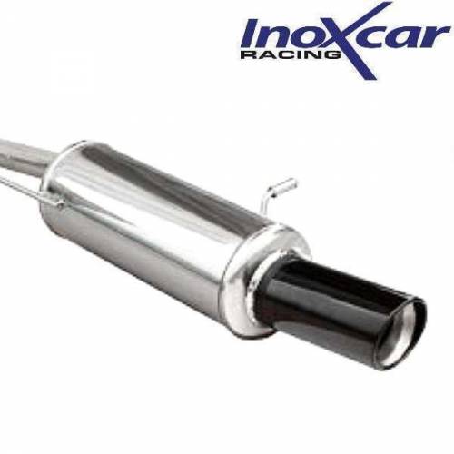 Silencieux échappement Inox 1 sortie X-Race Black 100mm Subaru Impreza 2l0 STi