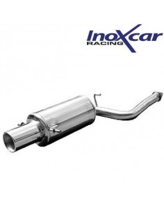 Silencieux échappement Inox 1 sortie Ronde Mega 120mm Subaru Impreza 2l5 WRX 230cv
