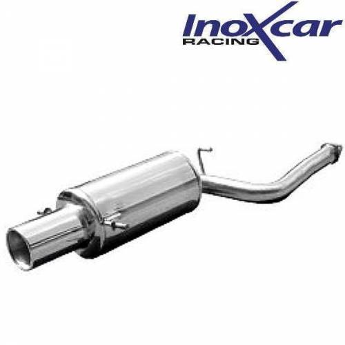 Silencieux échappement Inox 1 sortie Ronde Mega 120mm Subaru Impreza 2l5 STi 2006 et après