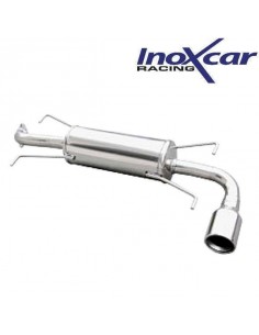 Silencieux échappement Inox 1 sortie Ronde 102mm Subaru Impreza 2l5 WRX 230cv