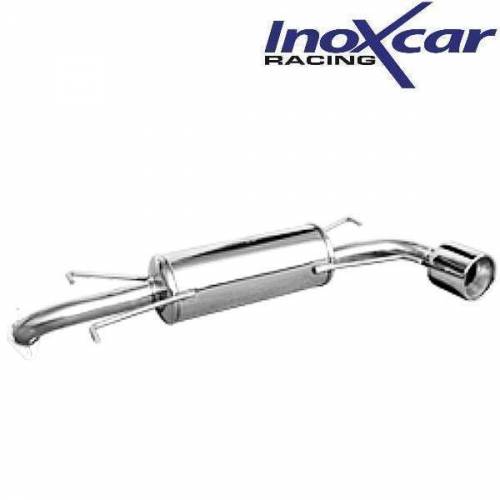 Silencieux échappement Inox 1 sortie Ronde Mega 120mm Subaru Impreza 2l5 WRX 2008 et après