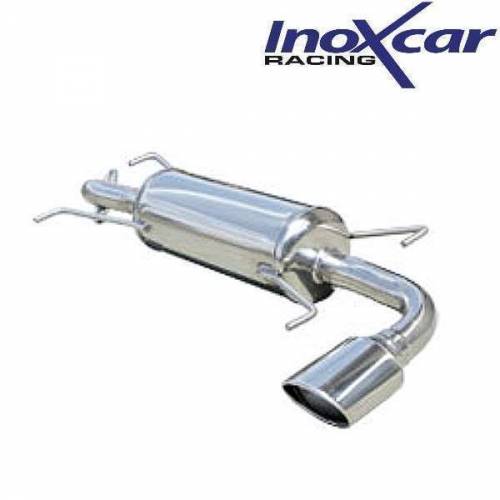 Silencieux échappement Inox 1 sortie Ovale 120x80mm Subaru Impreza 2l5 WRX 2008 et après