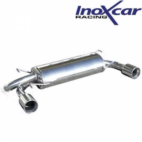 Silencieux échappement Inox 1 sortie D+G Ronde 102mm Subaru Impreza 2l5 WRX STi 08MY