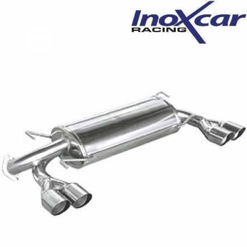 Silencieux échappement Inox 2 sorties D+G Racing 80mm Subaru Impreza 2l5 WRX STi 08MY