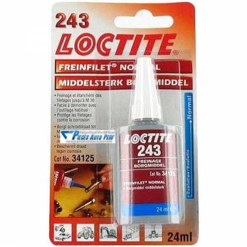 Frein filet Moyen LOCTITE 243 Flacon de 24ml