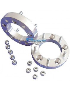 2 Elargisseurs de voie 4x4 Double boulonnerie Double centrage 35mm Nissan Navarra