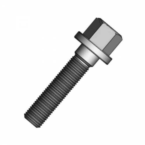 Boulon de roue Plat Filetage 12x125 Longueur 60mm Tete 17mm